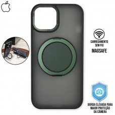 Capa iPhone 15 - Metal Stand Fosca Magsafe Cangling Green
